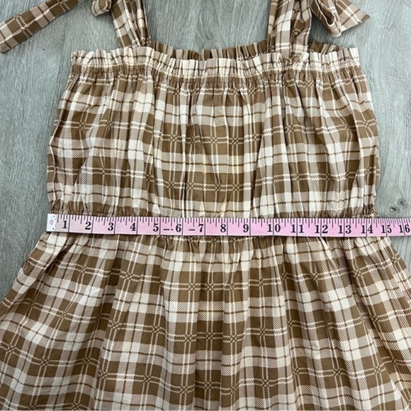 Anthropologie Faithfull The Brand Moretta Top - Lori Check Print - Picture 11 of 12